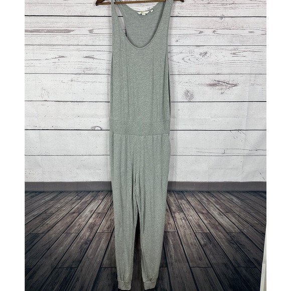 Boden Pants - BODEN‎ Jersey Knit Jumpsuit Womens 12 Gray Solid Pockets Tapered Slouchy Comfort